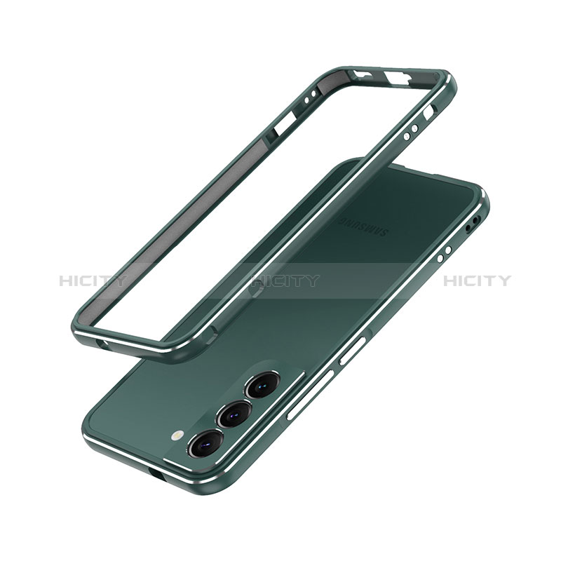 Samsung Galaxy S24 Plus 5G用ケース 高級感 手触り良い アルミメタル 製の金属製 バンパー カバー A01 サムスン 