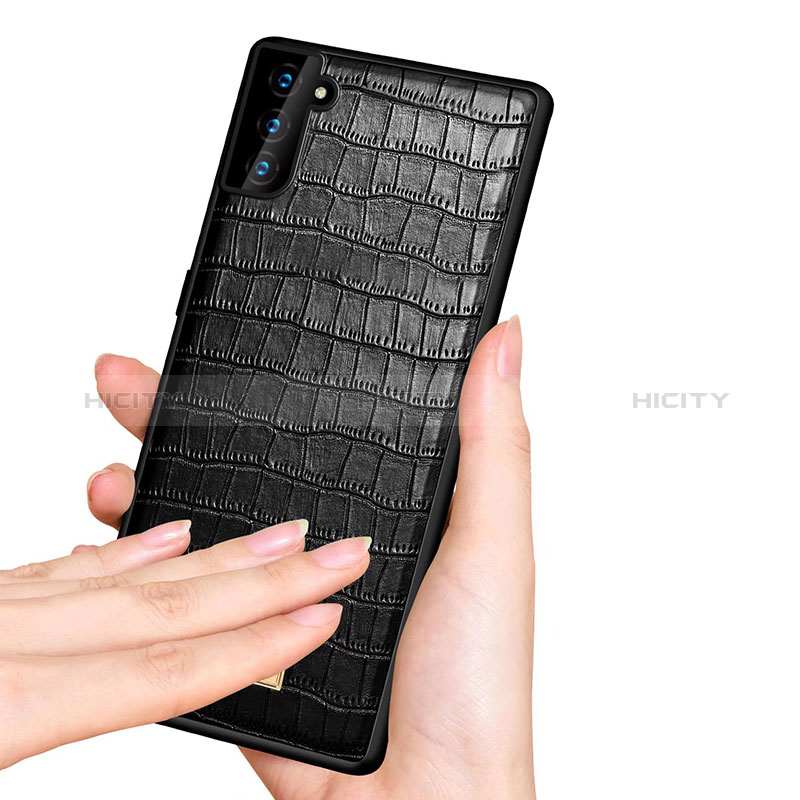 Samsung Galaxy S24 Plus 5G用ケース 高級感 手触り良いレザー柄 S08 サムスン