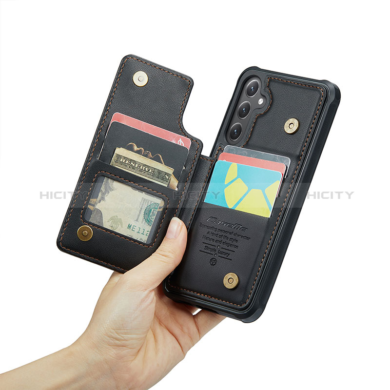 Samsung Galaxy S24 Plus 5G用ケース 高級感 手触り良いレザー柄 C01S サムスン