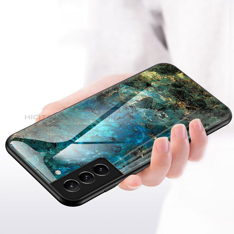 Samsung Galaxy S24 Plus 5G用ハイブリットバンパーケース プラスチック 鏡面 カバー サムスン 