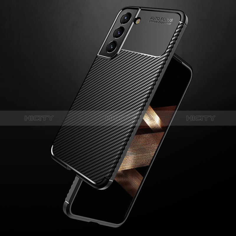 Samsung Galaxy S24 Plus 5G用シリコンケース ソフトタッチラバー ツイル カバー S01 サムスン