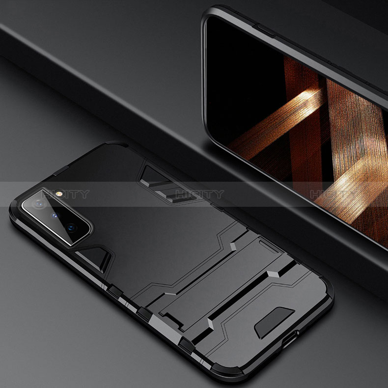 Samsung Galaxy S24 Plus 5G用ハイブリットバンパーケース スタンド プラスチック 兼シリコーン カバー A05 サムスン 