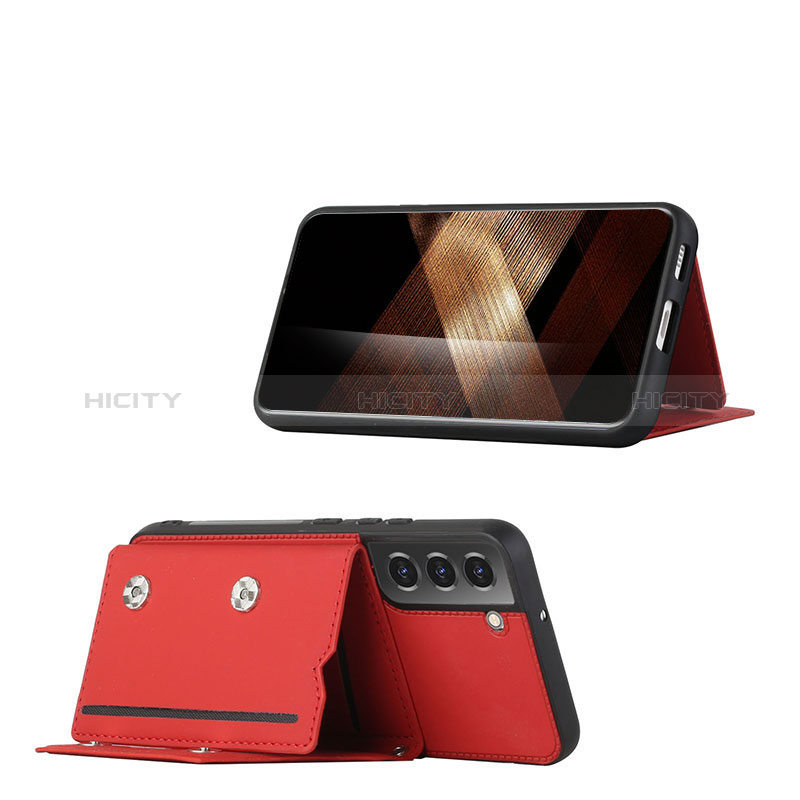 Samsung Galaxy S24 Plus 5G用ケース 高級感 手触り良いレザー柄 Y04B サムスン