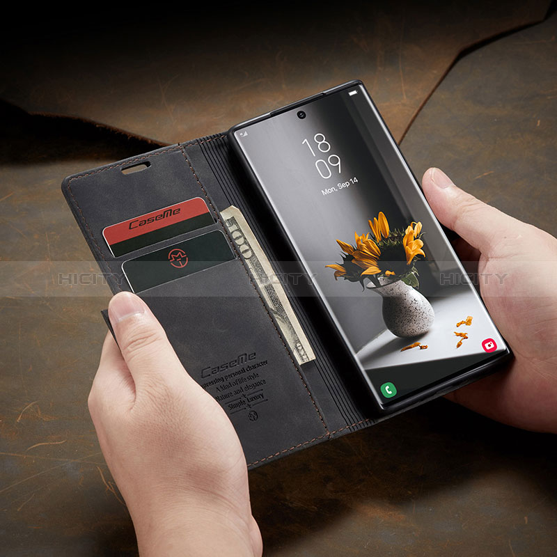 Samsung Galaxy S24 Ultra 5G用手帳型 レザーケース スタンド カバー C10S サムスン 