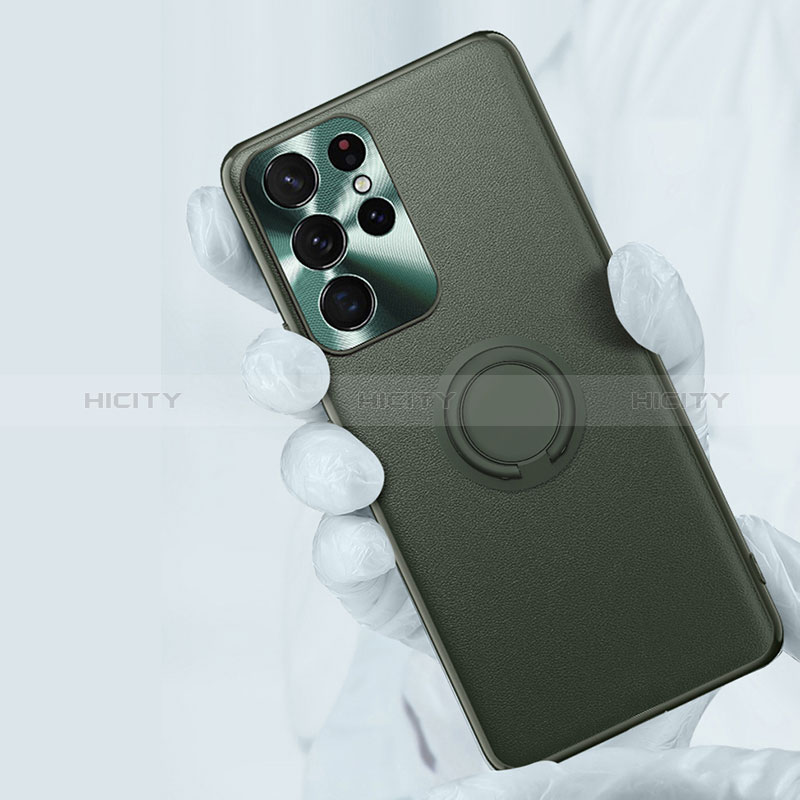Samsung Galaxy S24 Ultra 5G用ケース 高級感 手触り良いレザー柄 S04 サムスン 