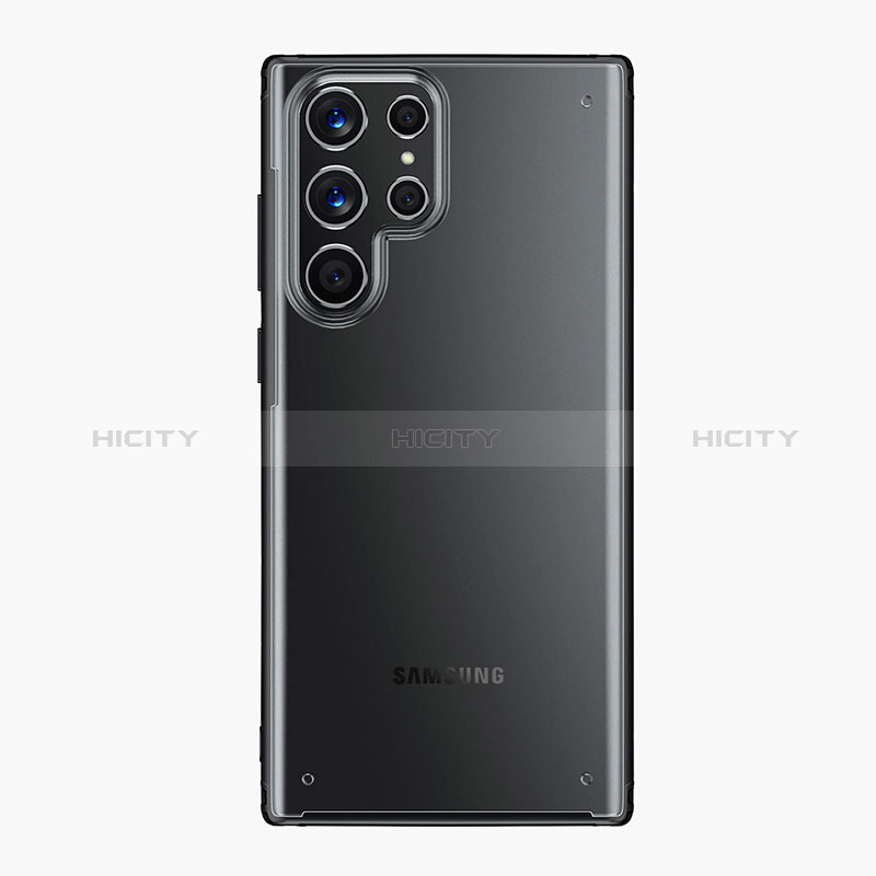 Samsung Galaxy S24 Ultra 5G用極薄ケース クリア透明 プラスチック 質感もマットU04 サムスン 