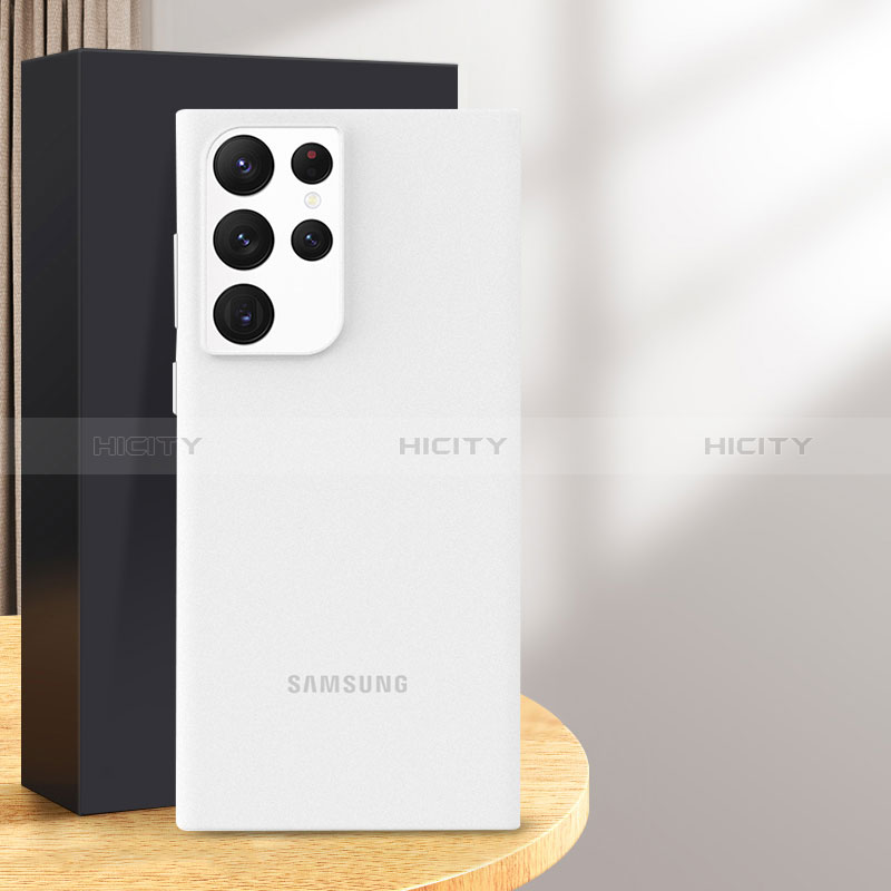 Samsung Galaxy S24 Ultra 5G用極薄ケース クリア透明 プラスチック 質感もマットU01 サムスン 