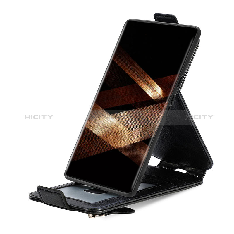 Samsung Galaxy S24 Ultra 5G用フリップ レザーケース スタンド サムスン 