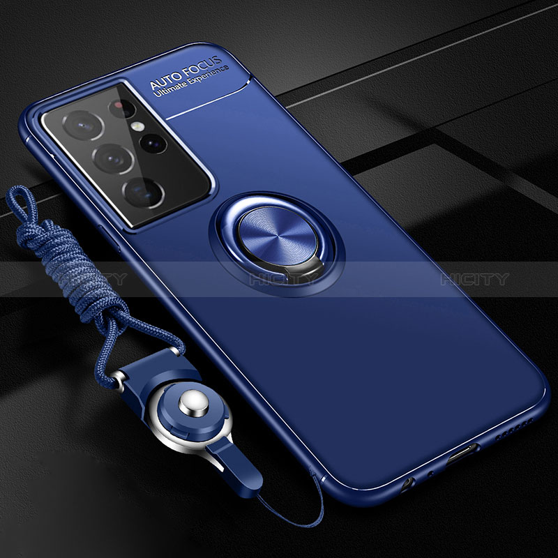 Samsung Galaxy S24 Ultra 5G用極薄ソフトケース シリコンケース 耐衝撃 全面保護 アンド指輪 マグネット式 バンパー A05 サムスン 