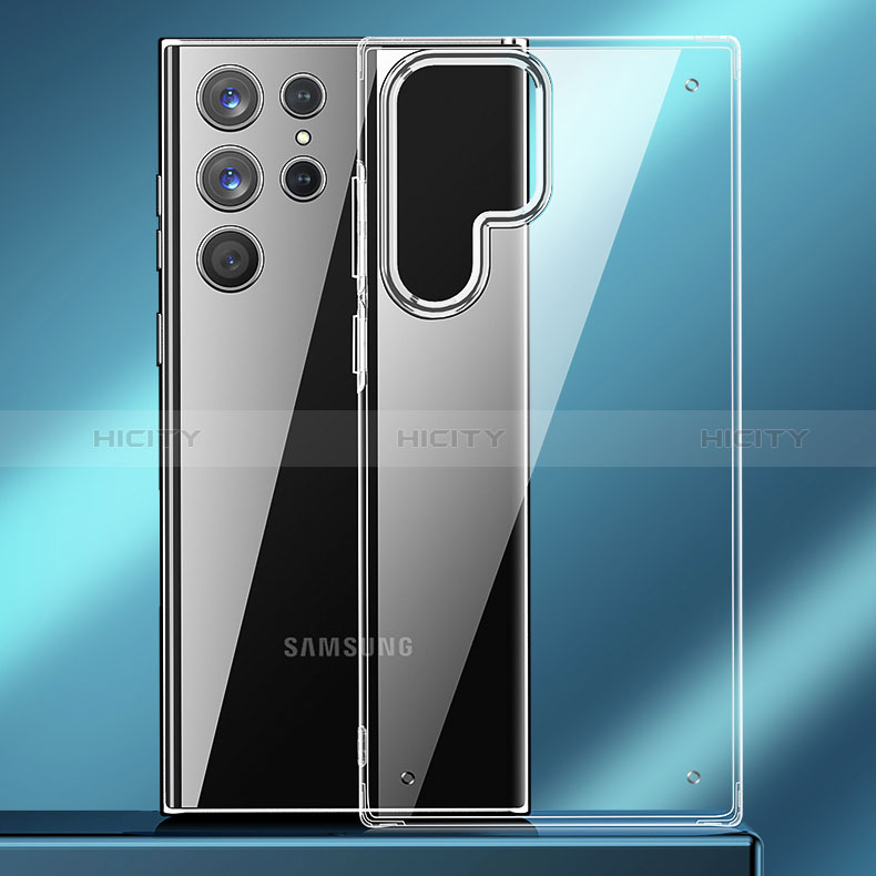 Samsung Galaxy S24 Ultra 5G用極薄ソフトケース シリコンケース 耐衝撃 全面保護 クリア透明 H11 サムスン 