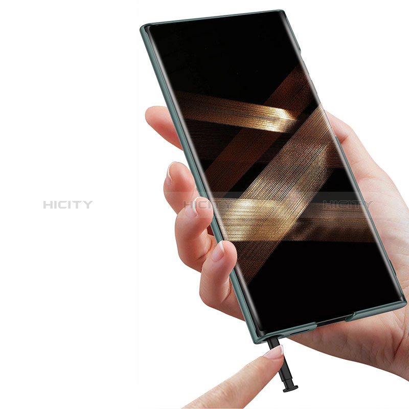 Samsung Galaxy S24 Ultra 5G用ハードケース プラスチック 質感もマット カバー スタンド AC1 サムスン 