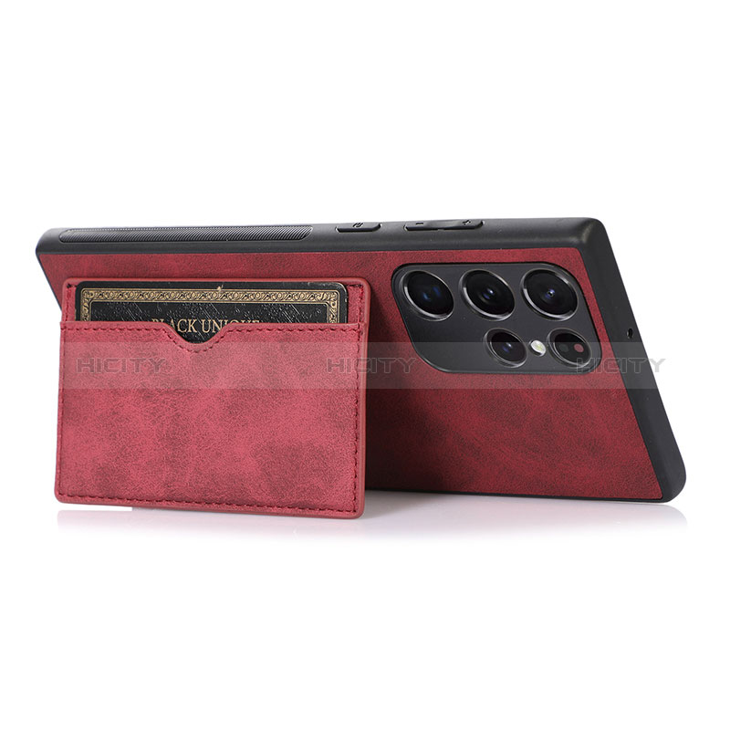 Samsung Galaxy S24 Ultra 5G用ケース 高級感 手触り良いレザー柄 M03T サムスン