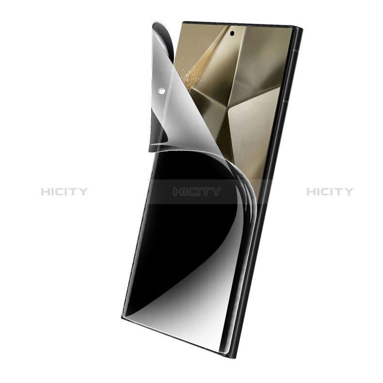 Samsung Galaxy S24 Ultra 5G用高光沢 液晶保護フィルム フルカバレッジ画面 反スパイ サムスン クリア