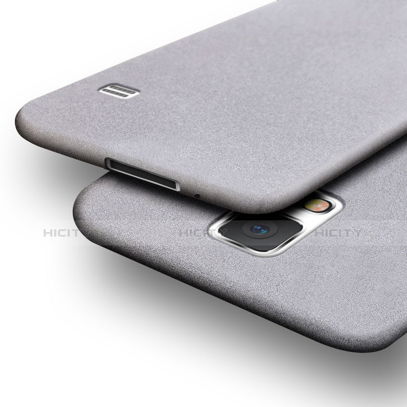 Samsung Galaxy S5 Duos Plus用極薄ソフトケース シリコンケース 耐衝撃 全面保護 サムスン グレー