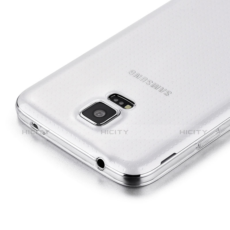 Samsung Galaxy S5 G900F G903F用極薄ソフトケース シリコンケース 耐衝撃 全面保護 クリア透明 サムスン クリア