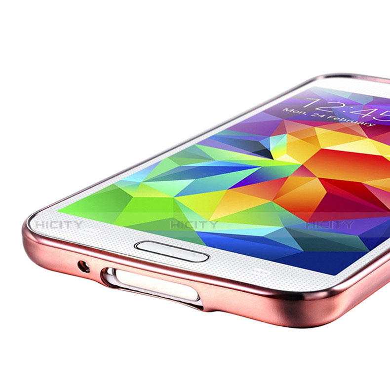 Samsung Galaxy S5 G900F G903F用極薄ソフトケース シリコンケース 耐衝撃 全面保護 クリア透明 H01 サムスン 