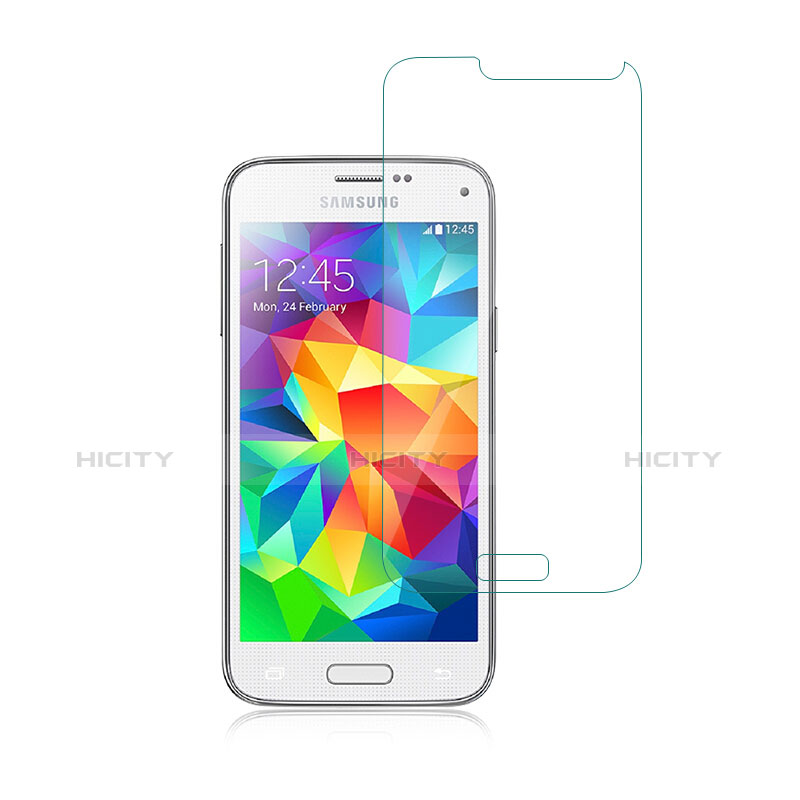Samsung Galaxy S5 Mini G800F G800H用強化ガラス 液晶保護フィルム T02 サムスン クリア