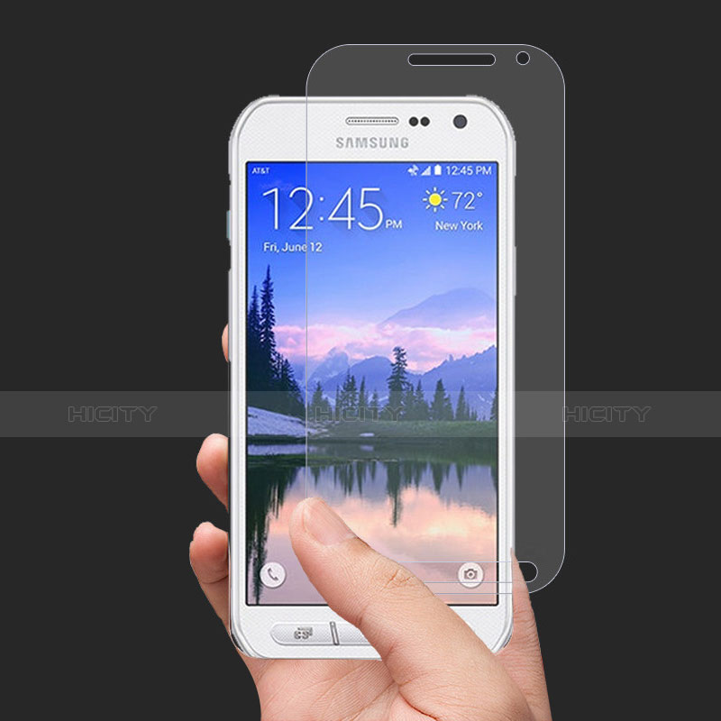Samsung Galaxy S6 Active G890用強化ガラス 液晶保護フィルム T01 サムスン クリア