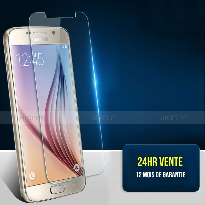Samsung Galaxy S6 Duos SM-G920F G9200用強化ガラス 液晶保護フィルム T01 サムスン クリア