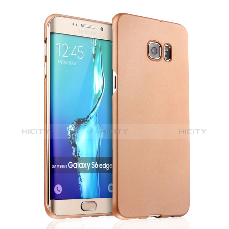 Samsung Galaxy S6 Edge+ Plus SM-G928F用ハードケース プラスチック 質感もマット サムスン ゴールド
