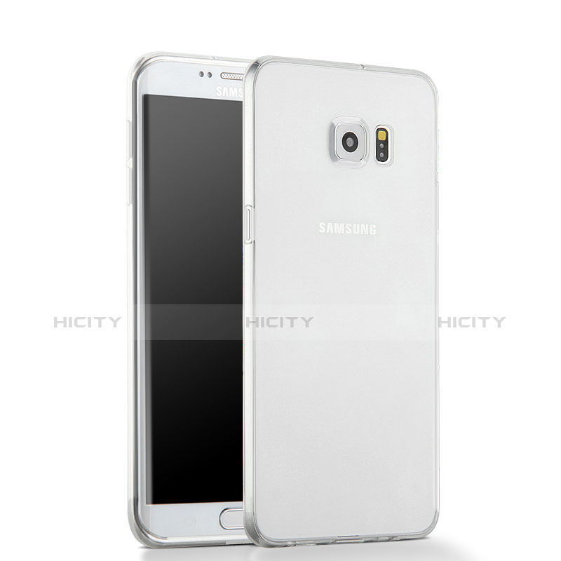 Samsung Galaxy S6 Edge+ Plus SM-G928F用極薄ソフトケース シリコンケース 耐衝撃 全面保護 クリア透明 サムスン クリア