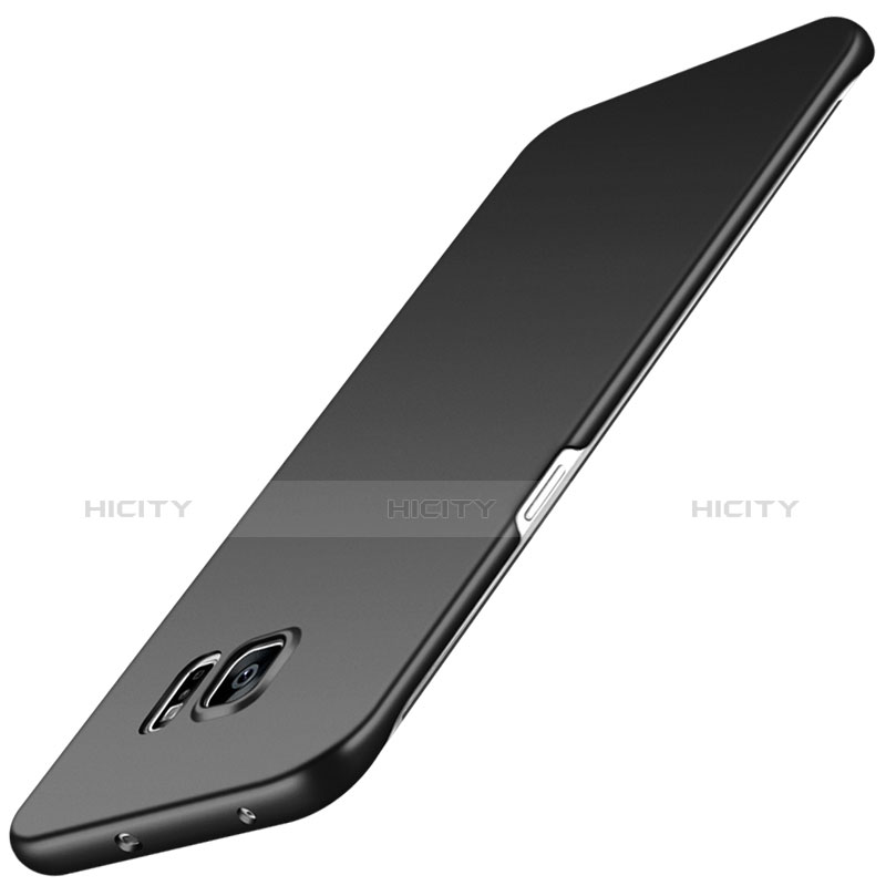 Samsung Galaxy S6 Edge+ Plus SM-G928F用ハードケース プラスチック 質感もマット Q02 サムスン ブラック