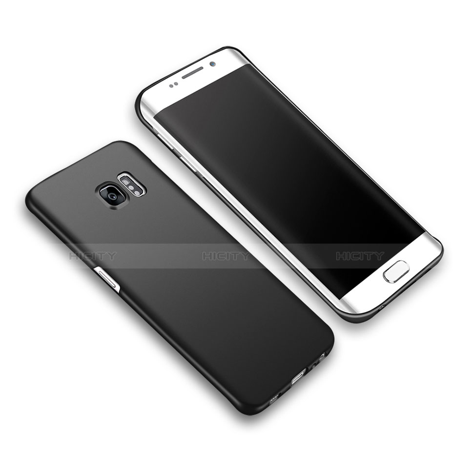 Samsung Galaxy S6 Edge+ Plus SM-G928F用ハードケース プラスチック 質感もマット M03 サムスン ブラック