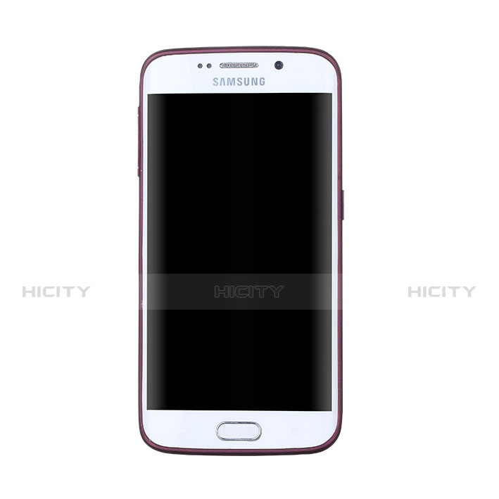 Samsung Galaxy S6 Edge+ Plus SM-G928F用極薄ソフトケース シリコンケース 耐衝撃 全面保護 サムスン パープル