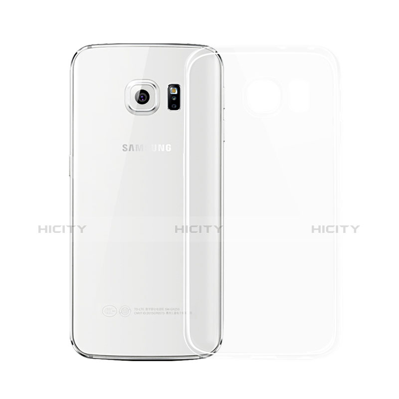Samsung Galaxy S6 Edge+ Plus SM-G928F用極薄ソフトケース シリコンケース 耐衝撃 全面保護 クリア透明 H01 サムスン 
