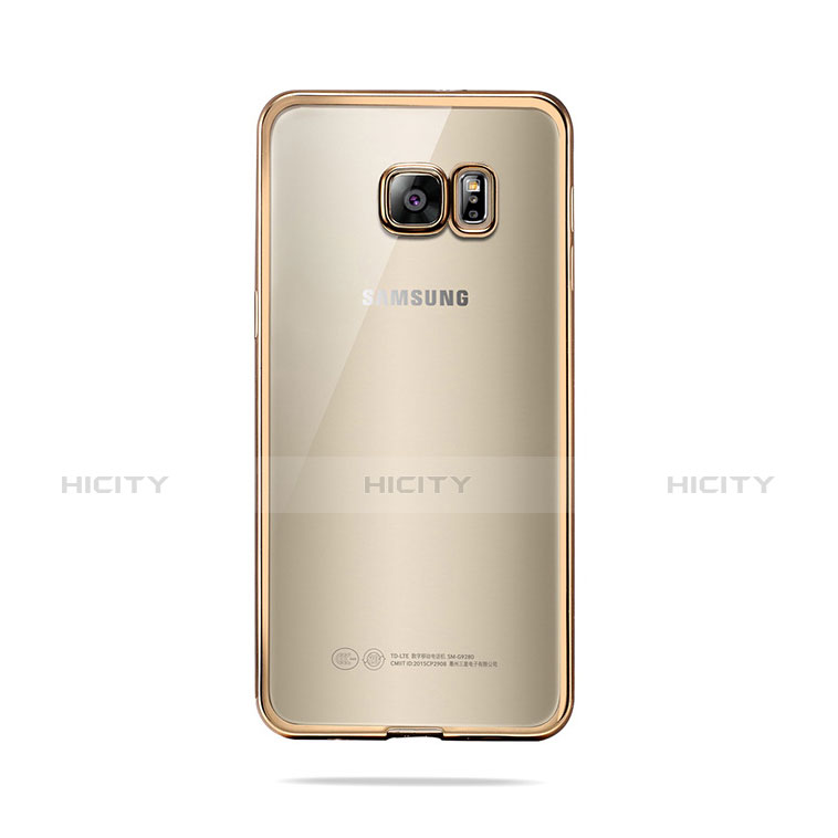 Samsung Galaxy S6 Edge+ Plus SM-G928F用極薄ソフトケース シリコンケース 耐衝撃 全面保護 クリア透明 S01 サムスン 