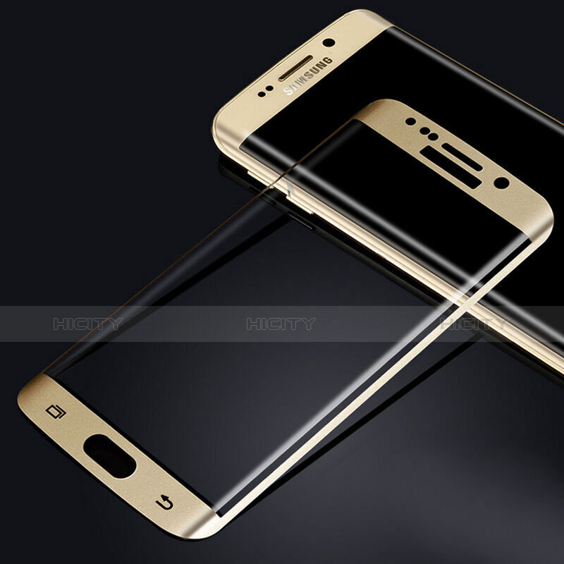 Samsung Galaxy S6 Edge+ Plus SM-G928F用強化ガラス フル液晶保護フィルム F02 サムスン ホワイト