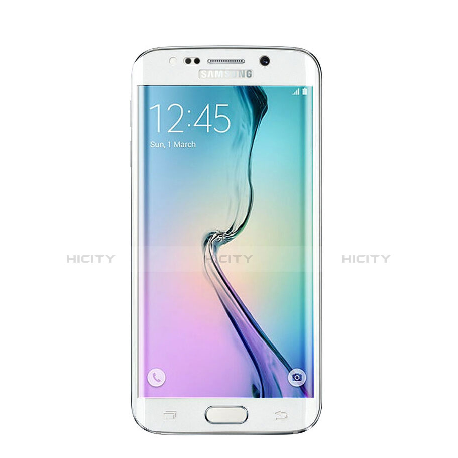 Samsung Galaxy S6 Edge+ Plus SM-G928F用強化ガラス フル液晶保護フィルム サムスン ホワイト