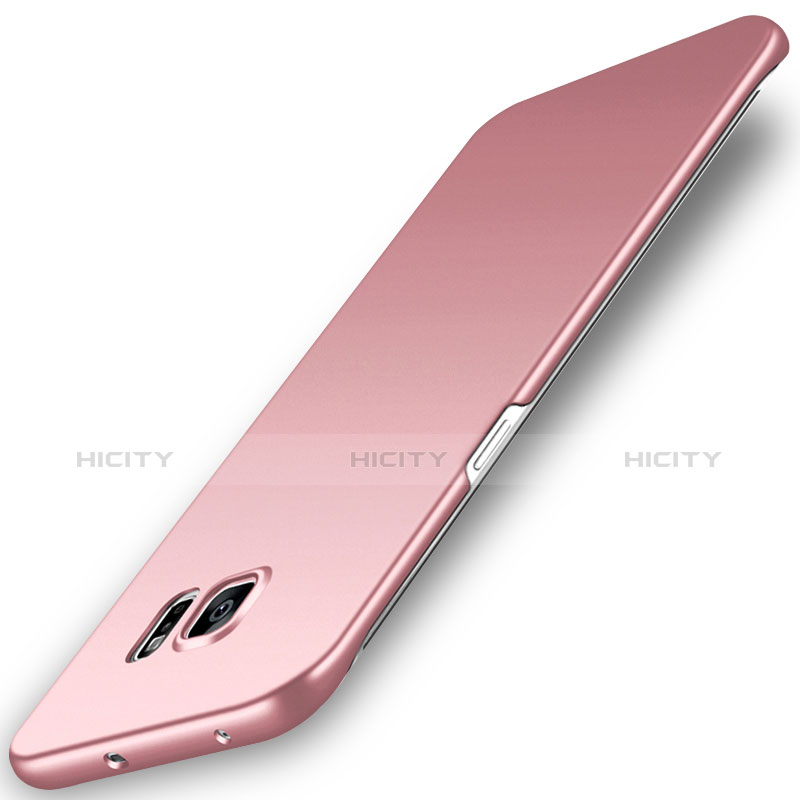 Samsung Galaxy S6 Edge SM-G925用ハードケース プラスチック 質感もマット M02 サムスン ローズゴールド