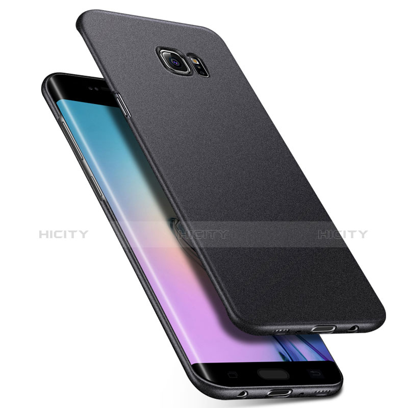 Samsung Galaxy S6 Edge SM-G925用ハードケース カバー プラスチック Q01 サムスン ブラック