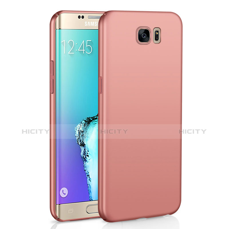 Samsung Galaxy S6 Edge SM-G925用ハードケース プラスチック 質感もマット M03 サムスン ローズゴールド