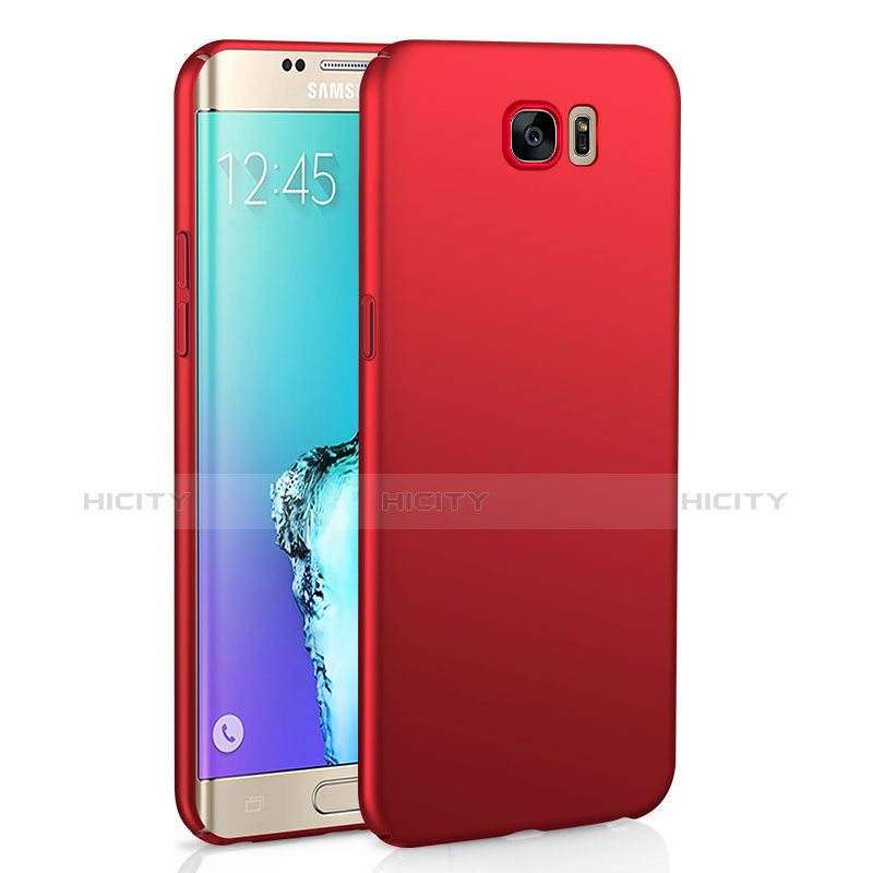 Samsung Galaxy S6 Edge SM-G925用ハードケース プラスチック 質感もマット M03 サムスン レッド