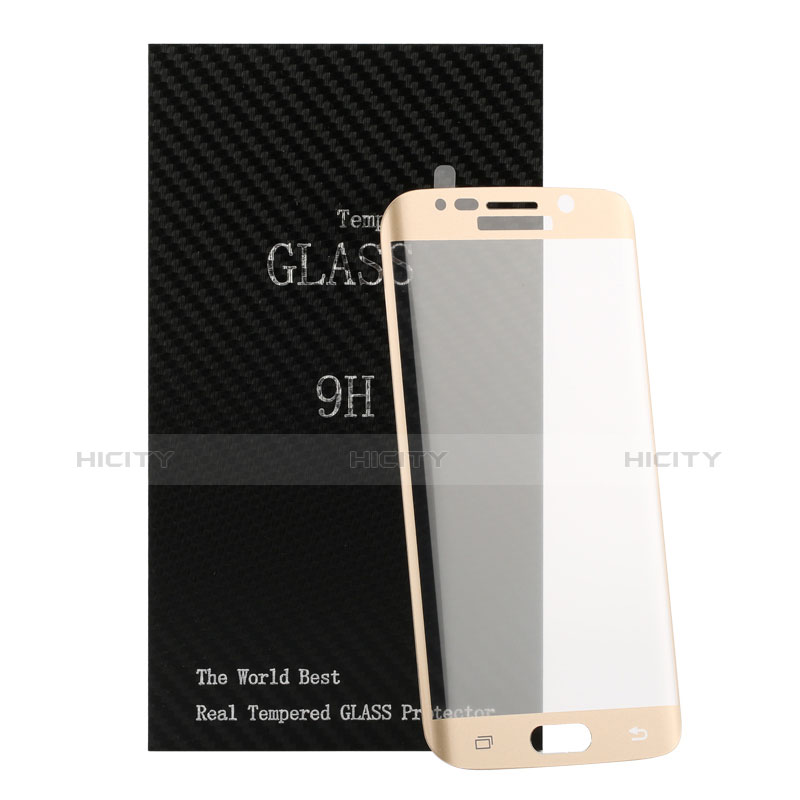 Samsung Galaxy S6 Edge SM-G925用強化ガラス 3D 液晶保護フィルム サムスン クリア