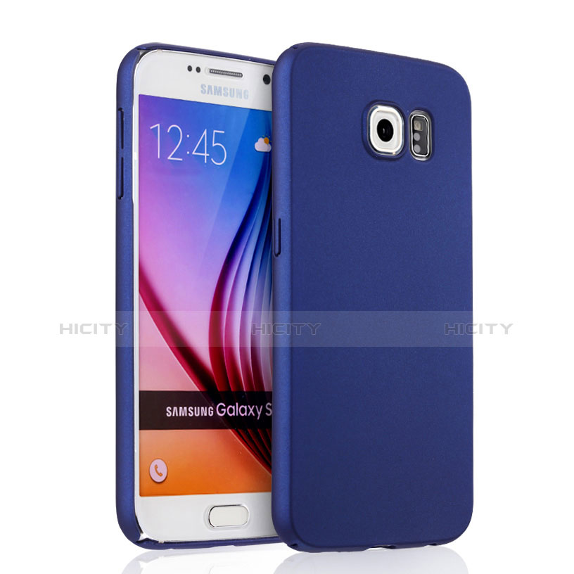 Samsung Galaxy S6 SM-G920用ハードケース プラスチック 質感もマット サムスン ネイビー