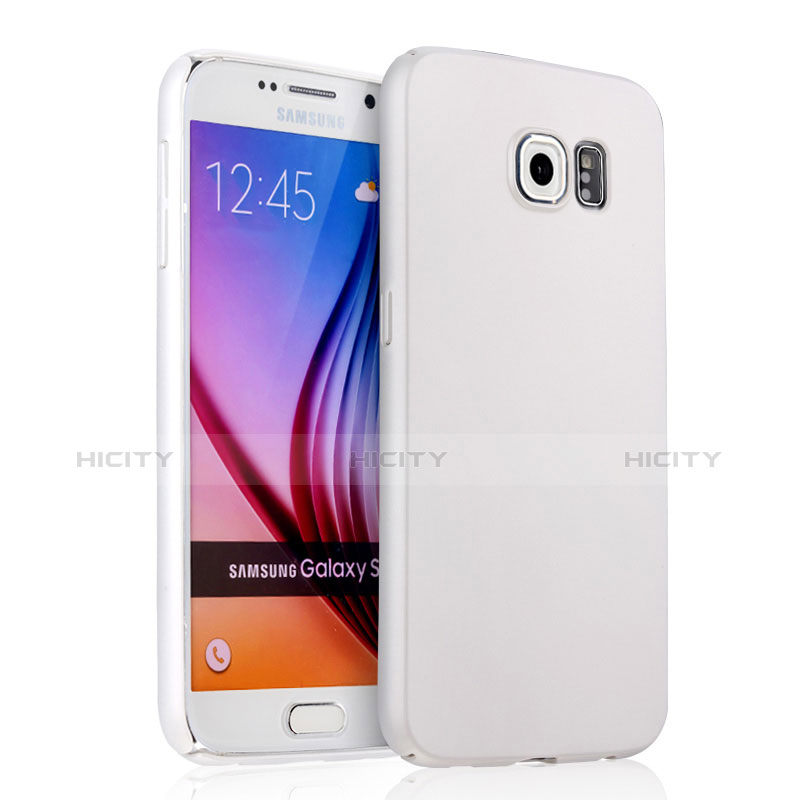 Samsung Galaxy S6 SM-G920用ハードケース プラスチック 質感もマット サムスン ホワイト