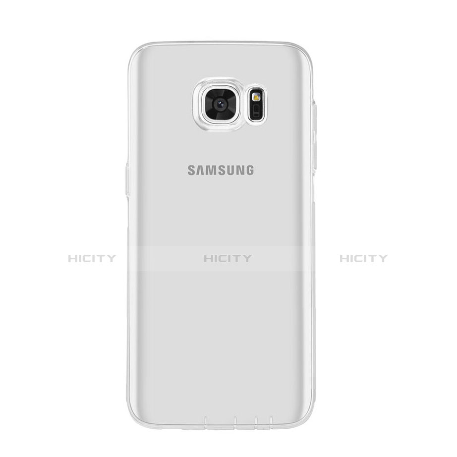 Samsung Galaxy S7 Edge G935F用極薄ソフトケース シリコンケース 耐衝撃 全面保護 クリア透明 サムスン クリア