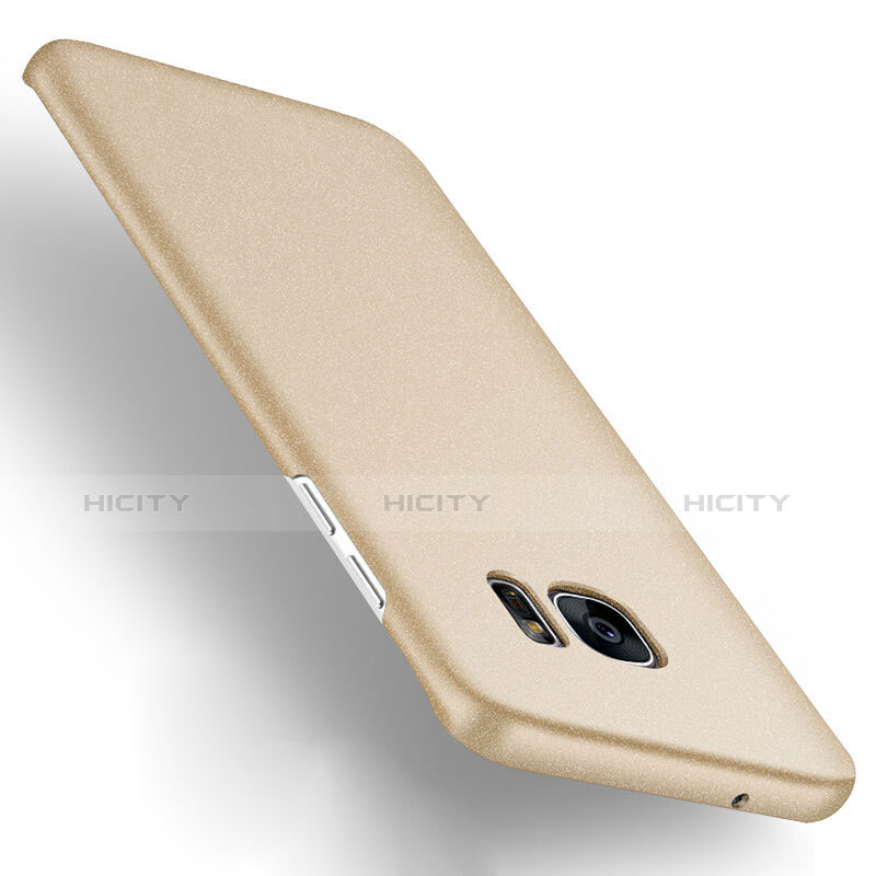Samsung Galaxy S7 Edge G935F用ハードケース プラスチック 質感もマット サムスン ゴールド