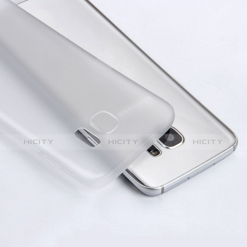Samsung Galaxy S7 Edge G935F用シリコンケース ソフトタッチラバー 質感もマット R02 サムスン ホワイト