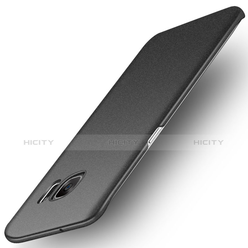 Samsung Galaxy S7 Edge G935F用ハードケース プラスチック カバー サムスン ブラック