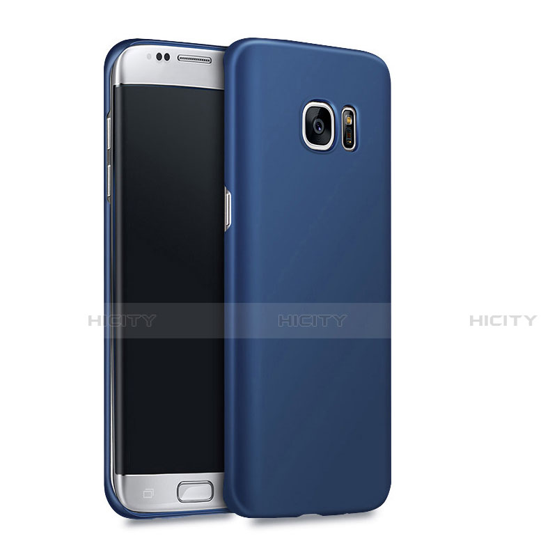 Samsung Galaxy S7 Edge G935F用ハードケース プラスチック 質感もマット Q02 サムスン ネイビー