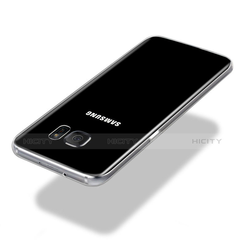 Samsung Galaxy S7 Edge G935F用極薄ソフトケース シリコンケース 耐衝撃 全面保護 クリア透明 T03 サムスン クリア