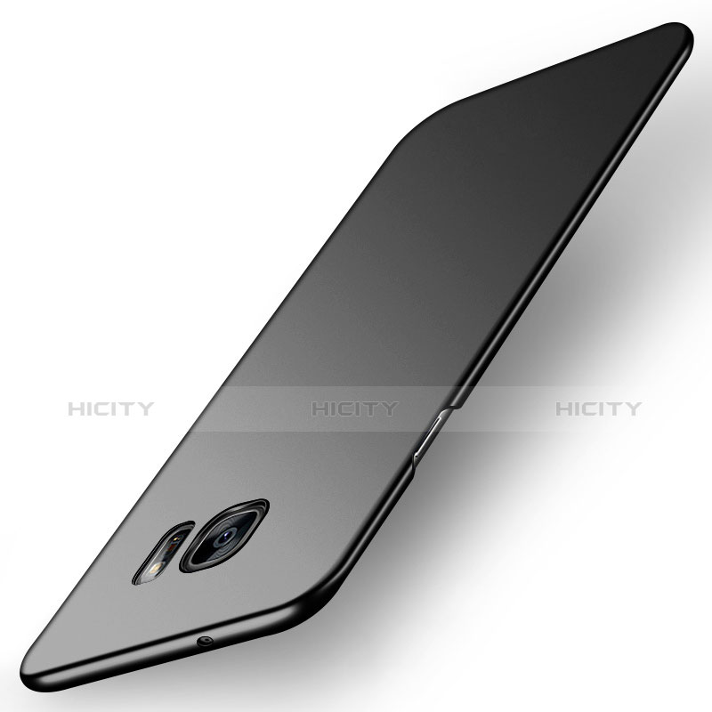 Samsung Galaxy S7 Edge G935F用ハードケース プラスチック 質感もマット M01 サムスン ブラック