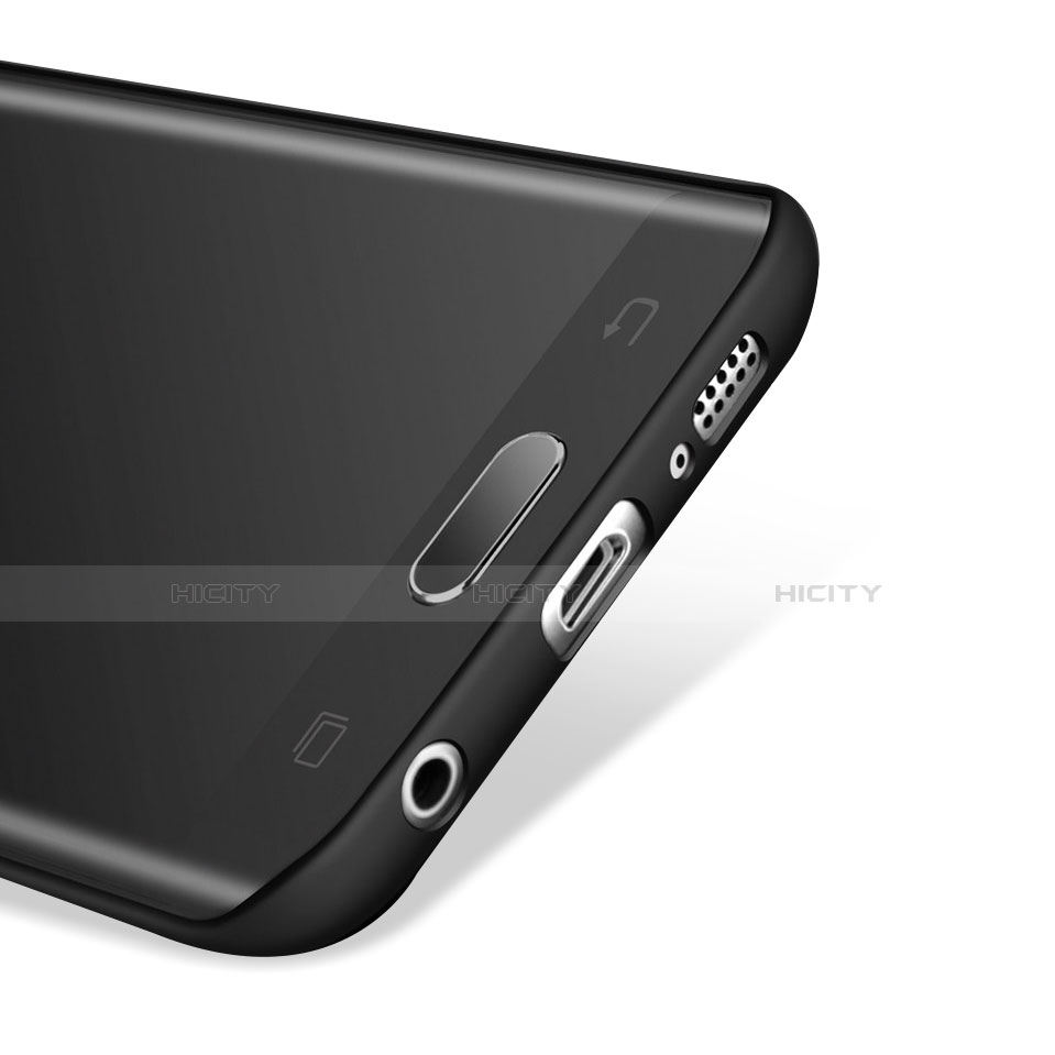 Samsung Galaxy S7 Edge G935F用ハードケース プラスチック メッシュ デザイン M01 サムスン ブラック