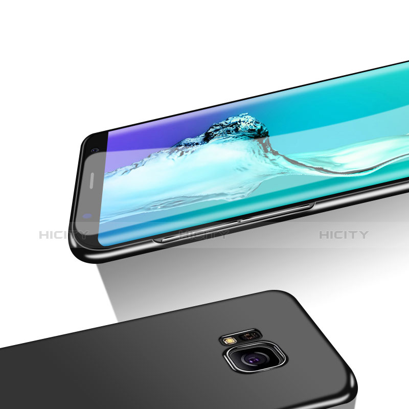 Samsung Galaxy S7 Edge G935F用ハードケース プラスチック 質感もマット M06 サムスン ブラック
