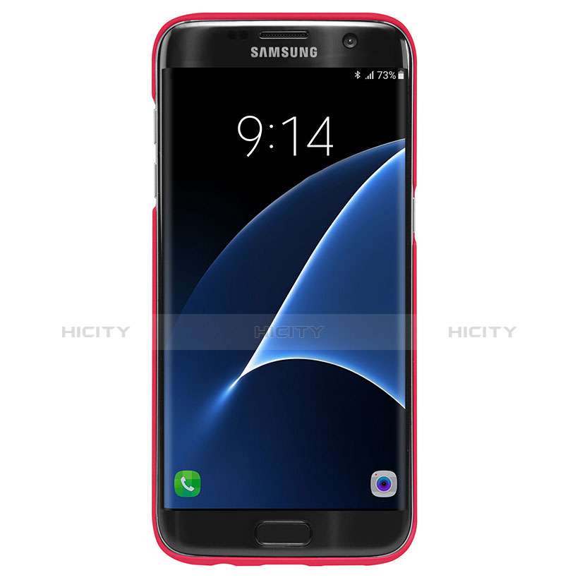 Samsung Galaxy S7 Edge G935F用ハードケース プラスチック 質感もマット M10 サムスン レッド