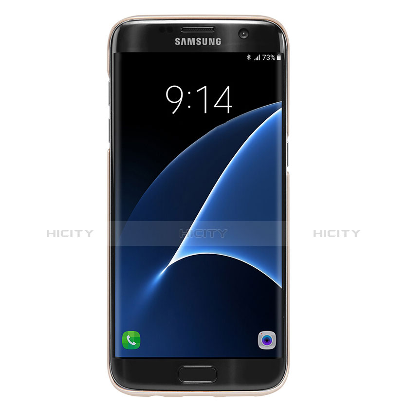 Samsung Galaxy S7 Edge G935F用ハードケース プラスチック 質感もマット M10 サムスン ゴールド